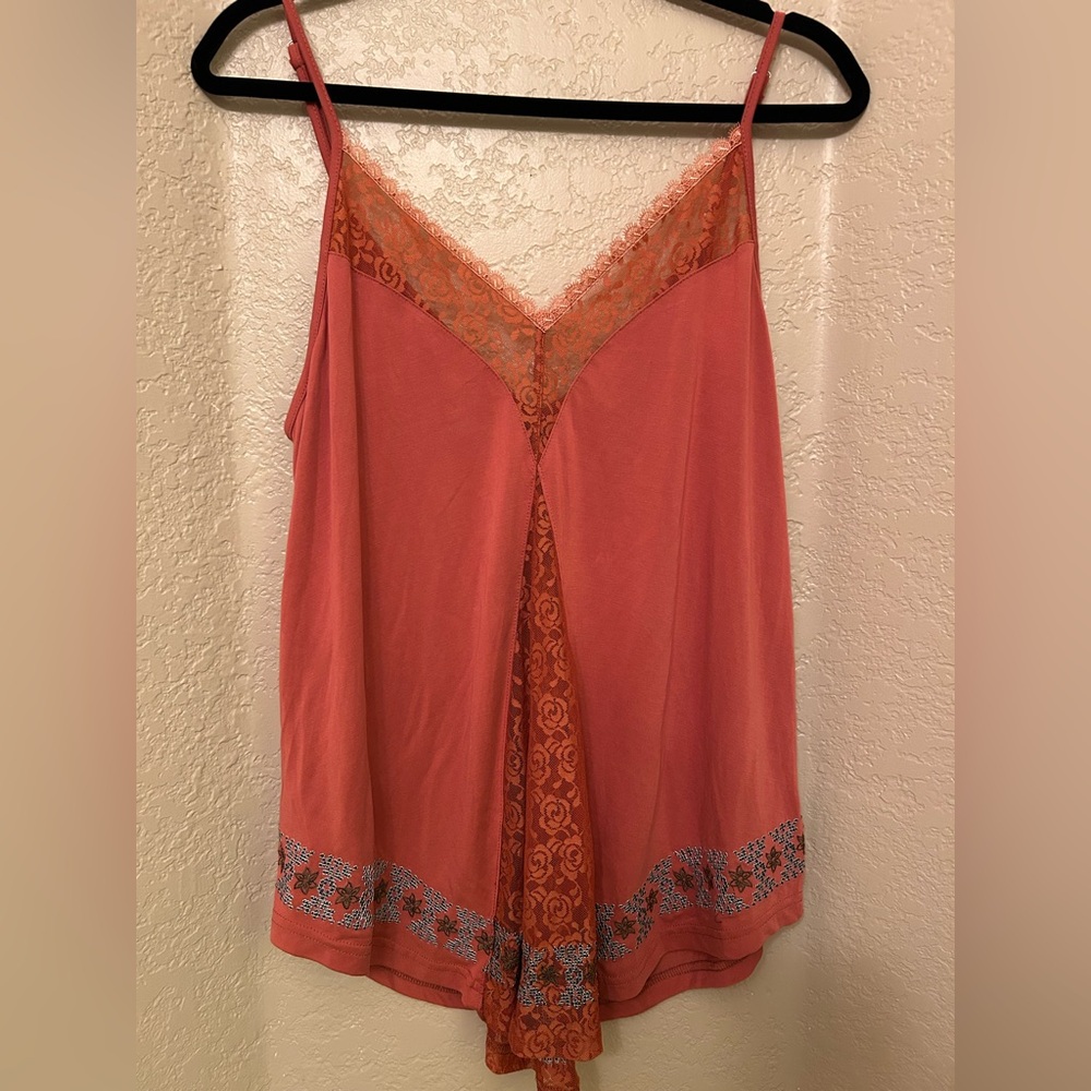 POL NWOT Burnt Orange Tank/Camisole, Size Small, Oversized, PTP 21